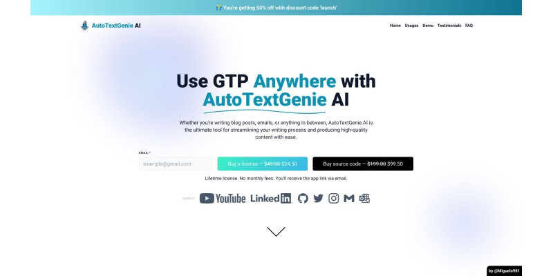 AutoTextGenie AI