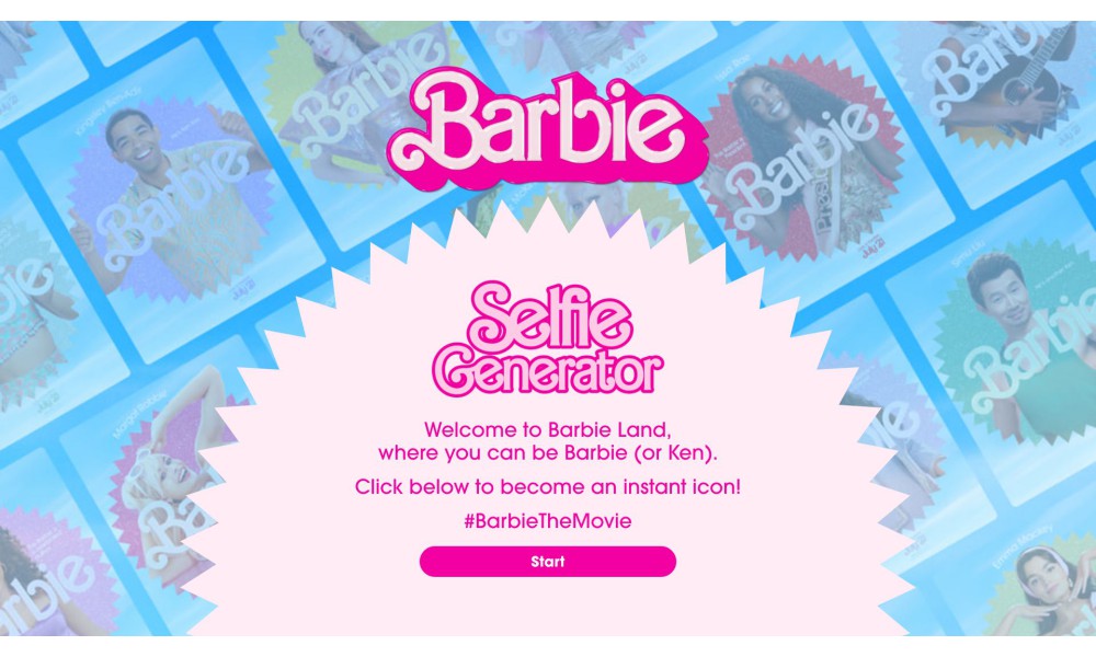 Barbie Selfie Generator