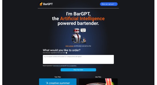 BarGPT