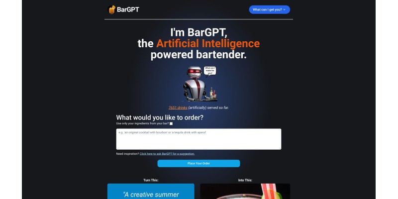 BarGPT