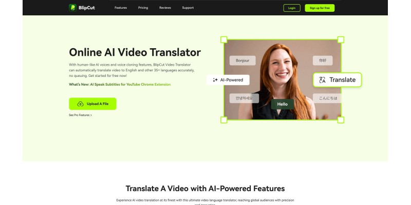 BlipCut AI Video Translator