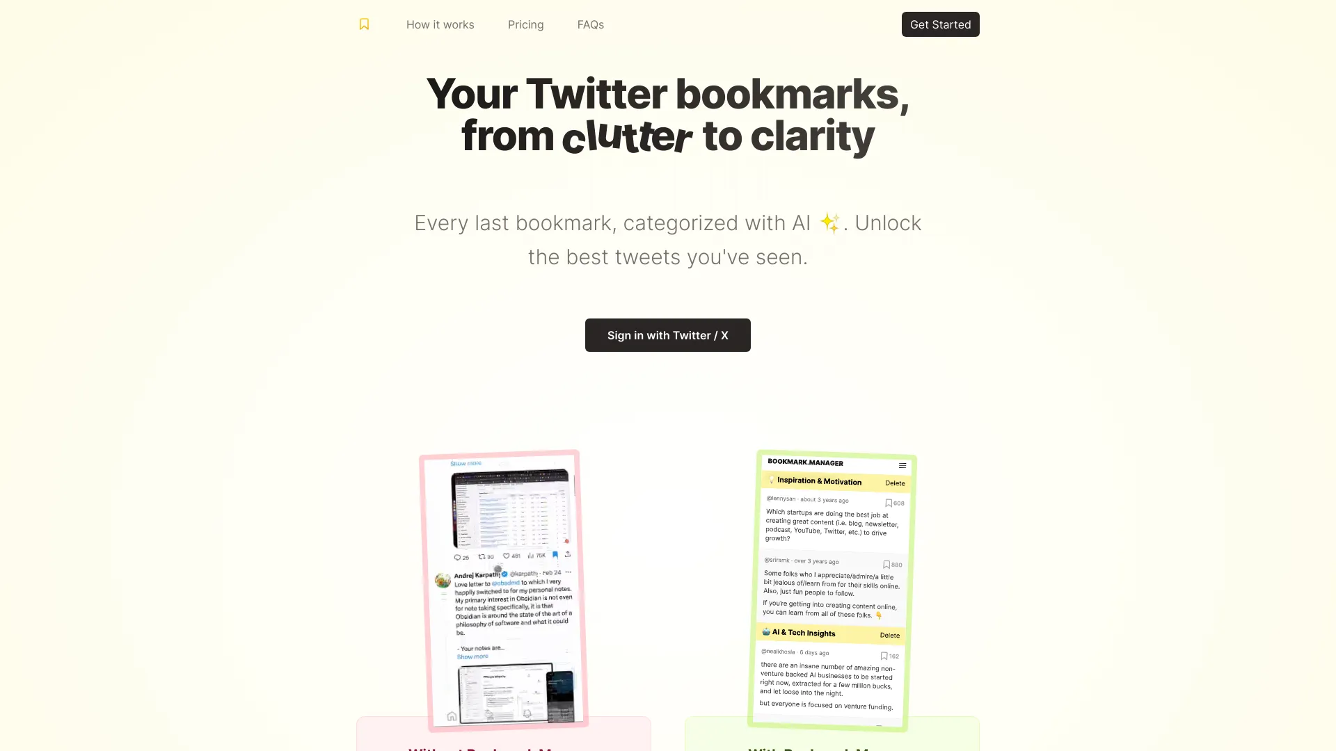 Bookmarks Manager