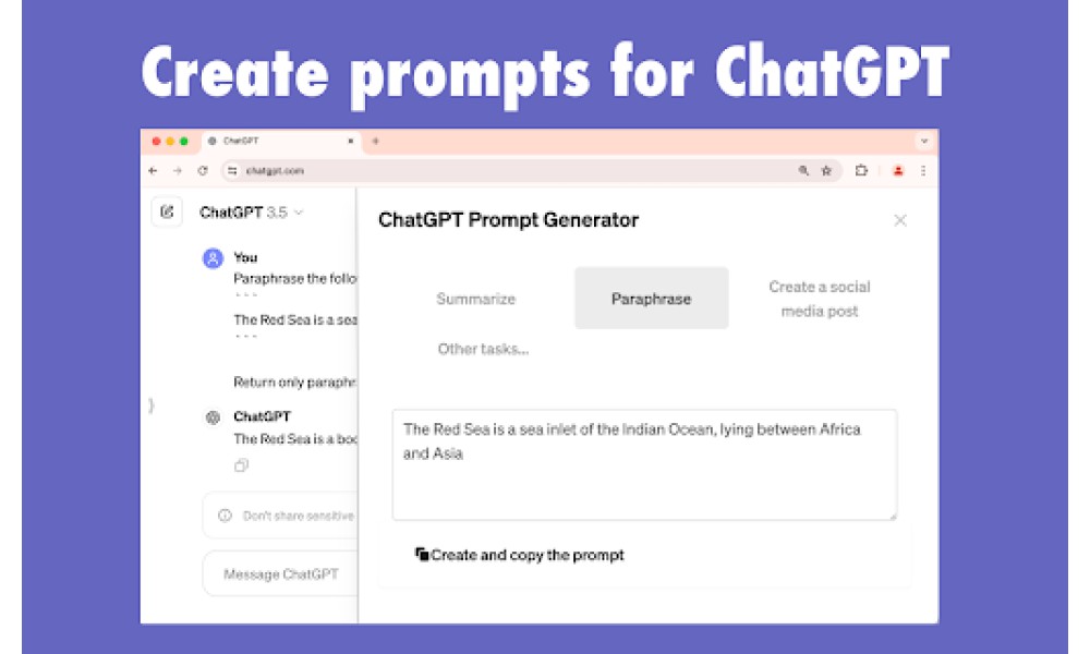 ChatGPT Prompt Generator