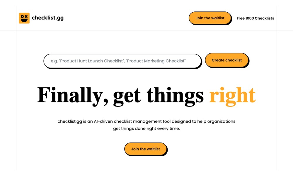 checklist.gg