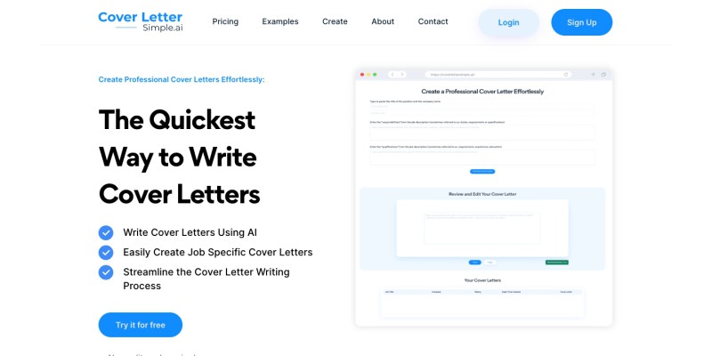 CoverLetterSimple.ai