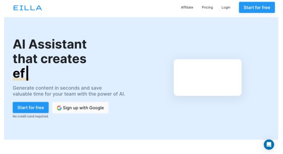 Eilla AI - Finance AI Assistant