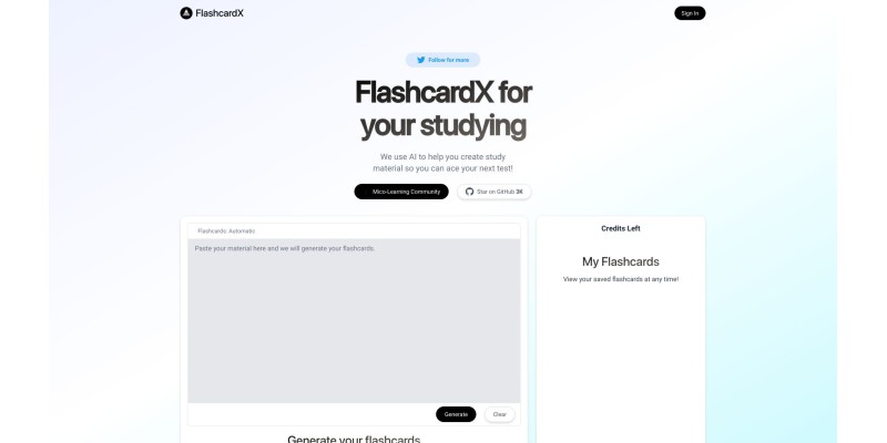 FlashcardX