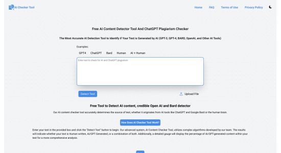 Free AI Content Detector Tool And ChatGPT Plagiarism Checker