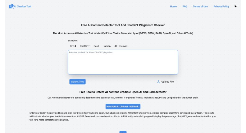 Free AI Content Detector Tool And ChatGPT Plagiarism Checker