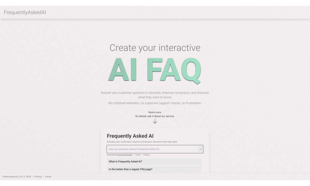 FrequentlyAskedAI