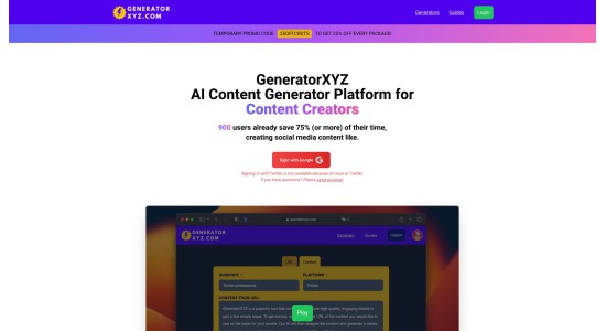 GeneratorXYZ