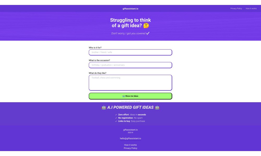 giftassistant.io