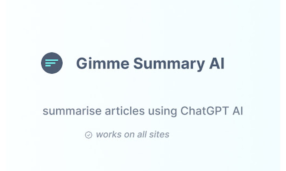 Gimme Summary AI