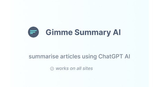 Gimme Summary AI