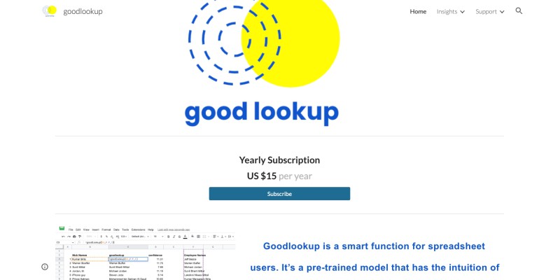 Goodlookup