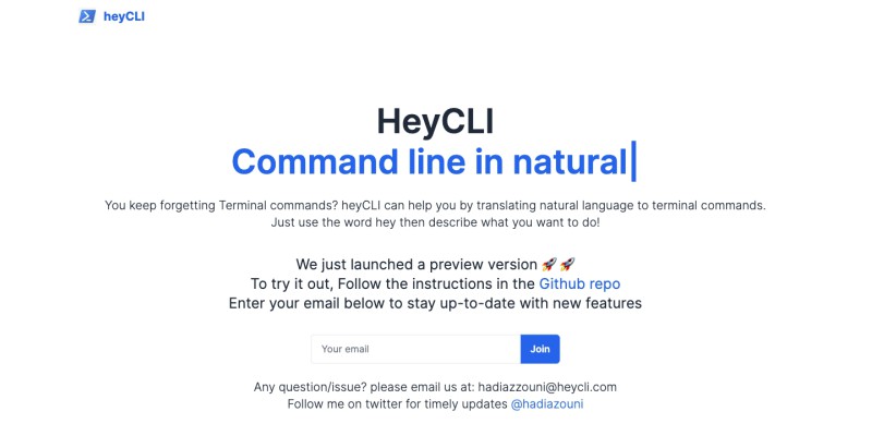 heyCLI