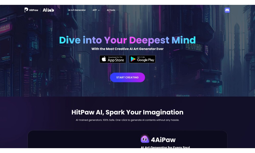 HitPaw AI Art Generator