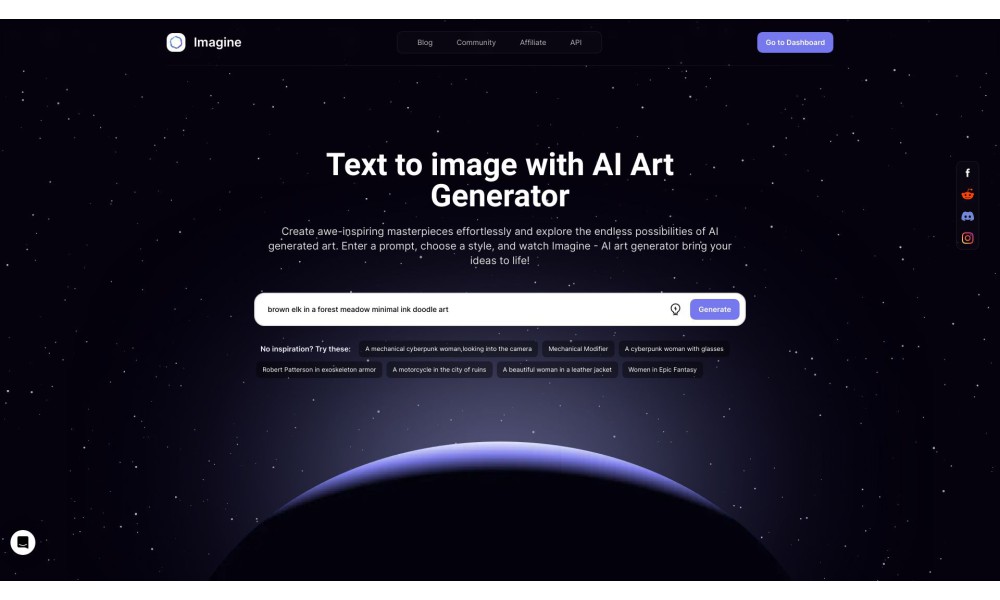 Imagine AI Art Generator