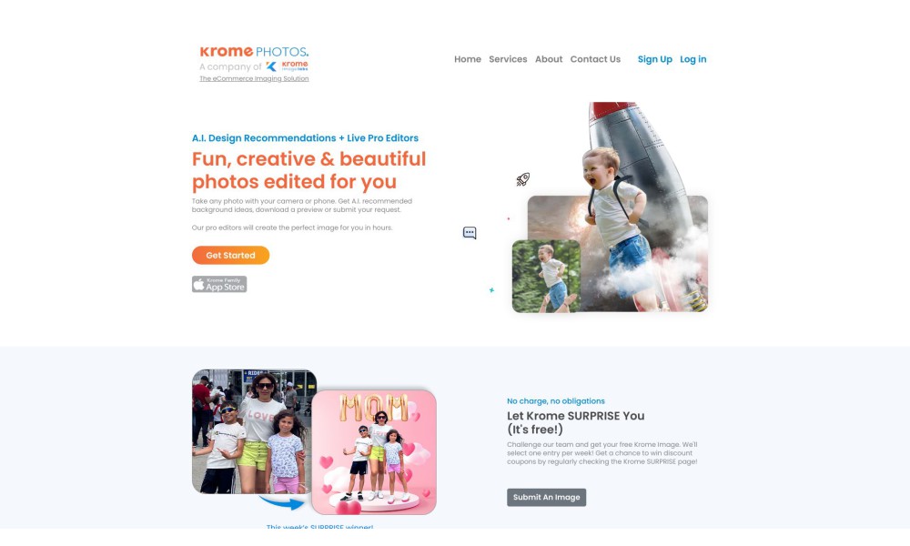 Krome Photos: Ecommerce & Family Photo Editing Services