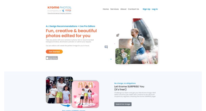 Krome Photos: Ecommerce & Family Photo Editing Services