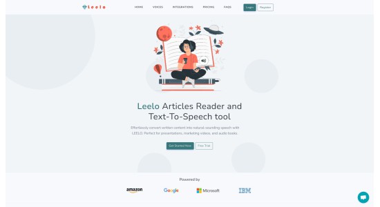 Leelo: AI-powered Text-to-Speech Tool for Your Business