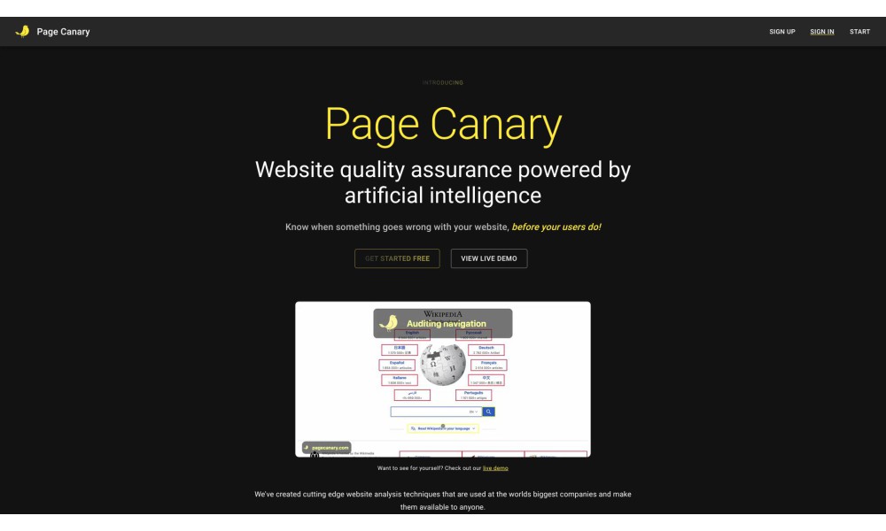 Page Canary