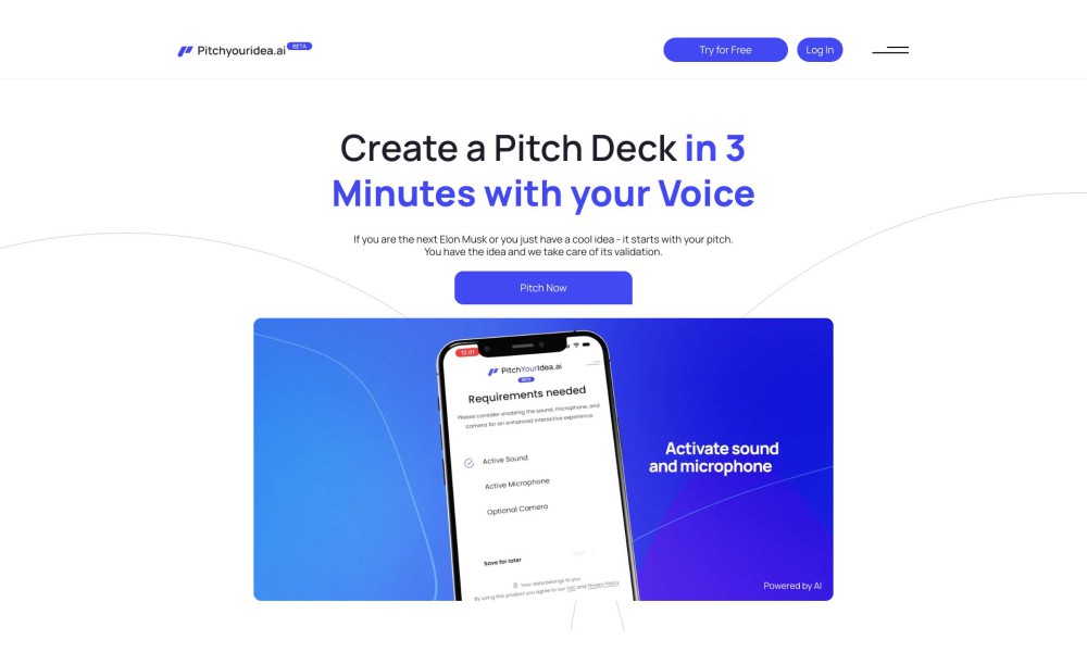 Pitchyouridea.ai