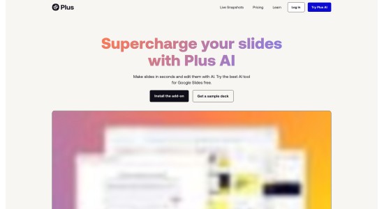 Plus AI for Google Slides