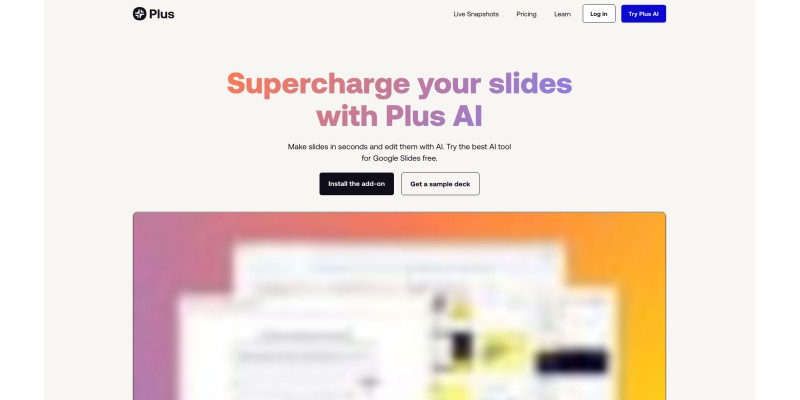 Plus AI for Google Slides