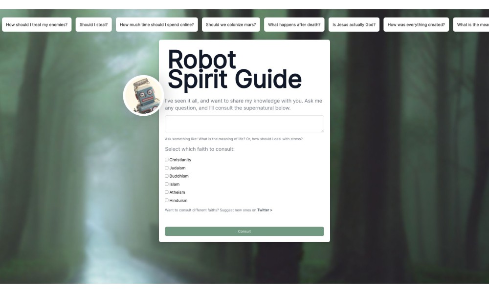 Robot Spirit Guide