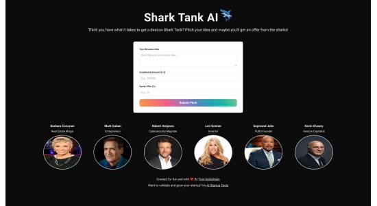 SharkTank AI