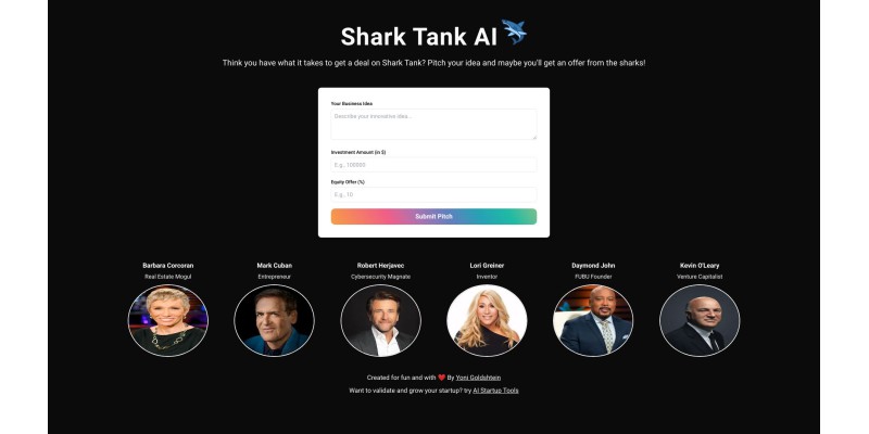 SharkTank AI