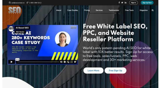 White Label SEO, PPC, and Web Design Reseller Platform