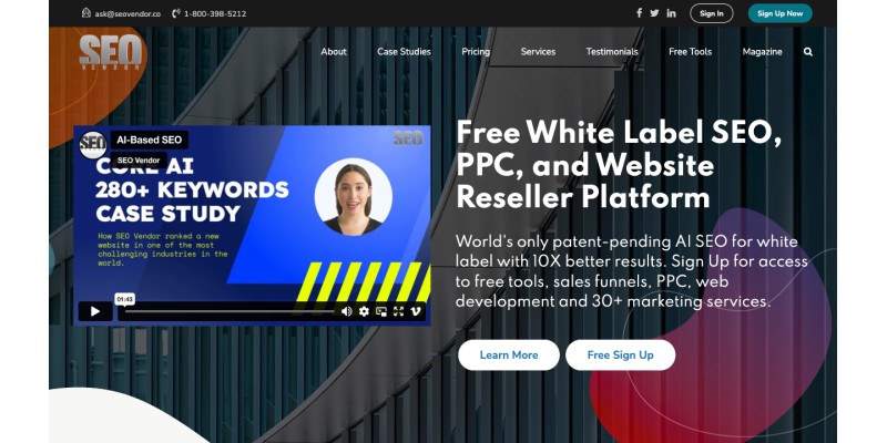 White Label SEO, PPC, and Web Design Reseller Platform