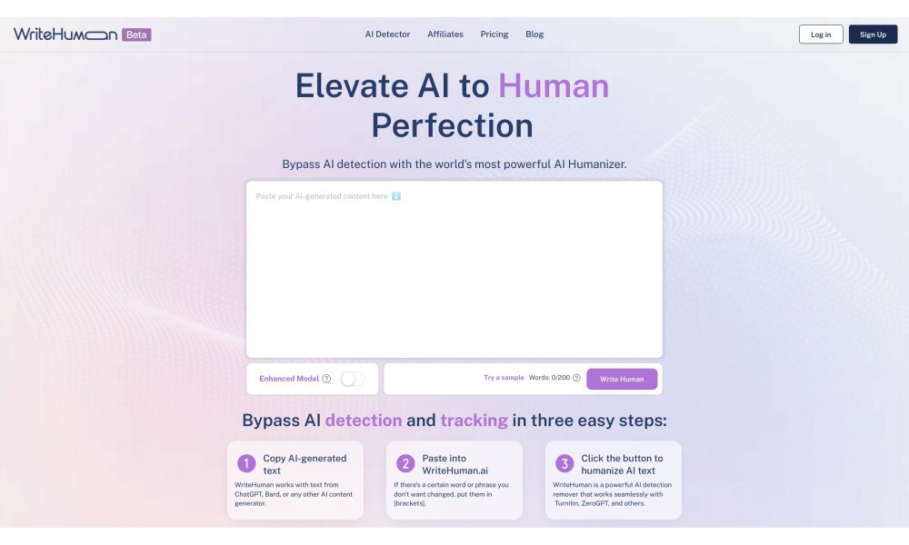 WriteHuman: Undetectable AI and AI Humanizer