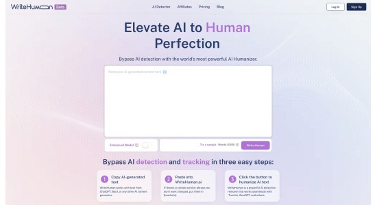 WriteHuman: Undetectable AI and AI Humanizer