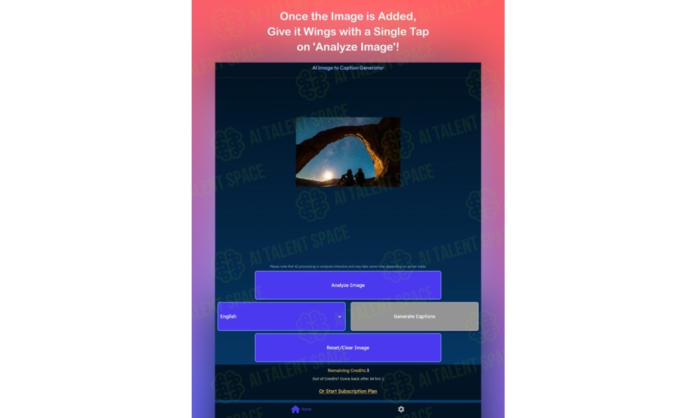 AI Image to Captions Generator - Image 1