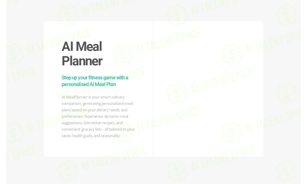 AI Meal Planner - Image 1