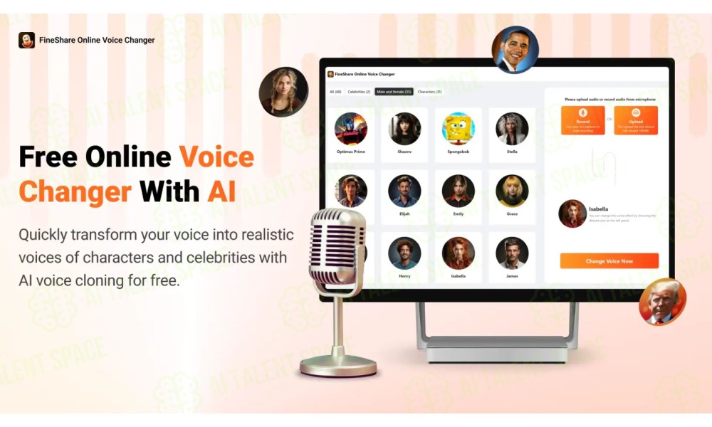 FineShare Online Voice Changer - Image 1
