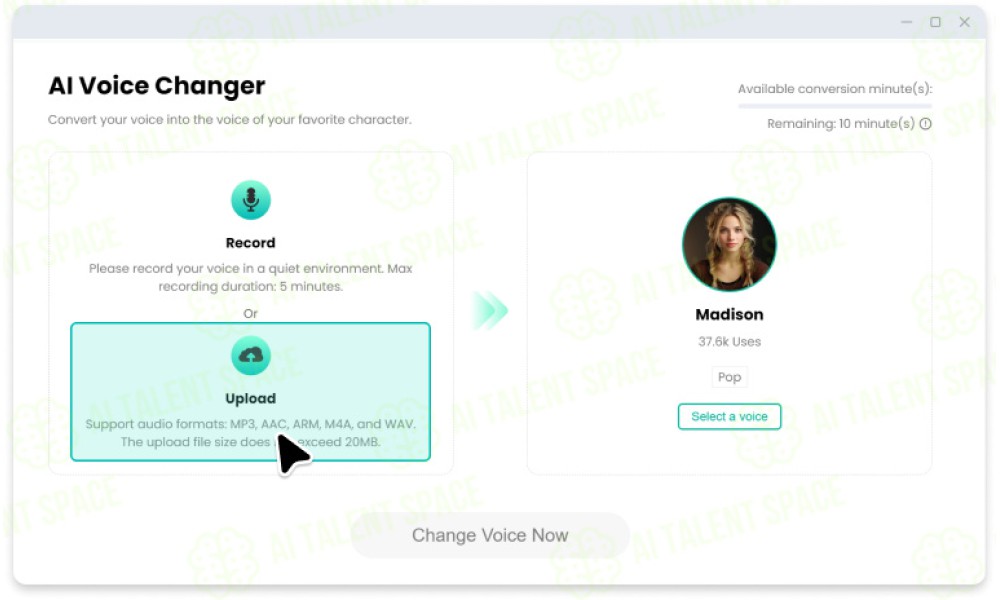 FineShare Online Voice Changer - Image 3