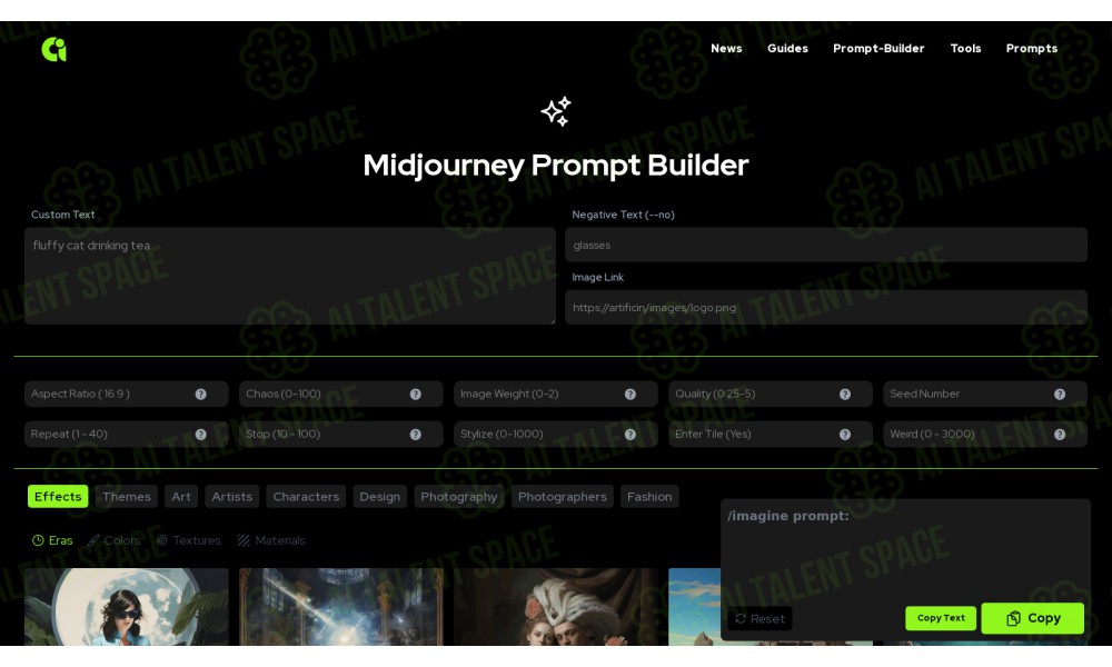 Midjourney Prompt Builder - Image 1