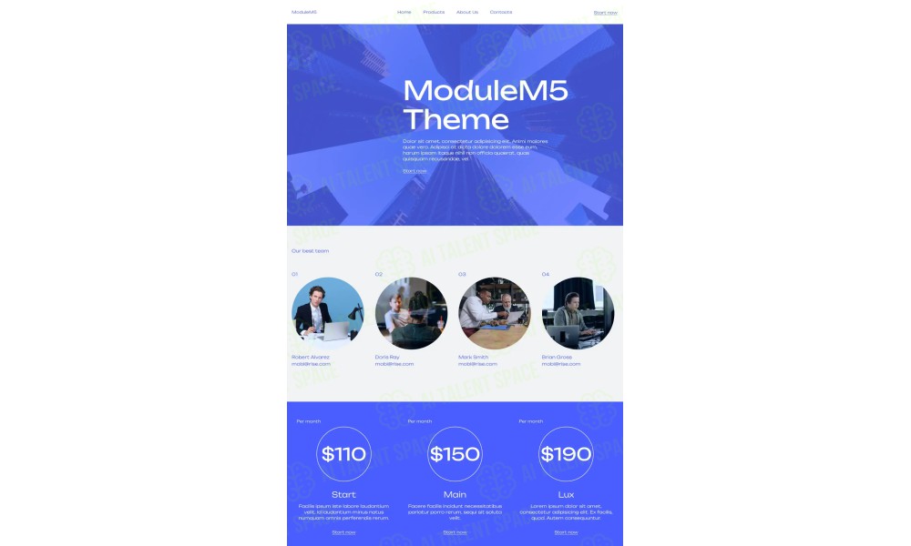 Mobirise AI Website Generator - Image 1