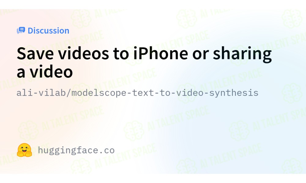 ModelScope Text-To-Video - Image 4