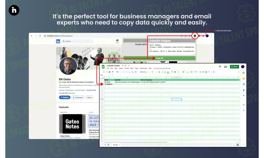Linkedin AI Messaging Extension - Image 1
